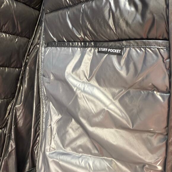 Hawke & Co Puffer Coat Men's M Grey Performance Wind And Water Resistant NWT - Picture 8 of 15